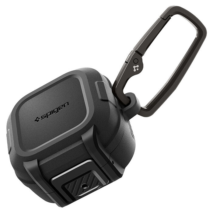 Spigen Galaxy Buds4/4 Pro Case Lock Fit Matte Black-防摔保護殼(黑)