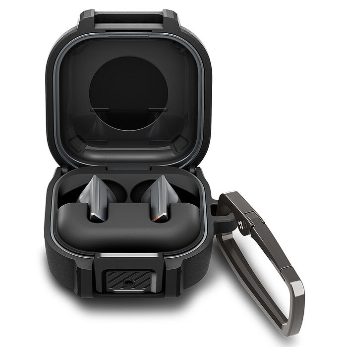Spigen Galaxy Buds4/4 Pro Case Lock Fit Matte Black-防摔保護殼(黑)