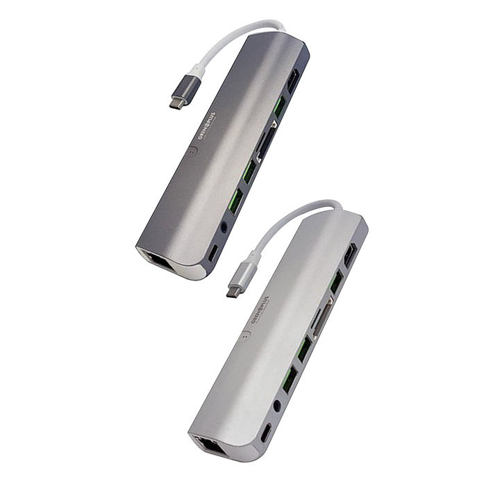 Grenoplus USB 3.0 Type-C 九合一多功能Macbook Hub集線器