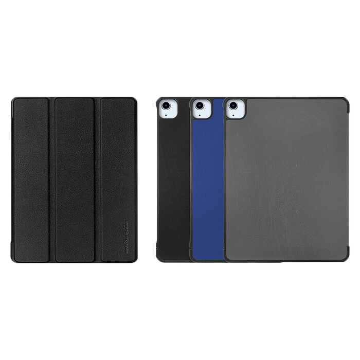 Metal-Slim Apple iPad Air (M3) 13吋 2025 高仿小牛皮三折磁吸站立皮套