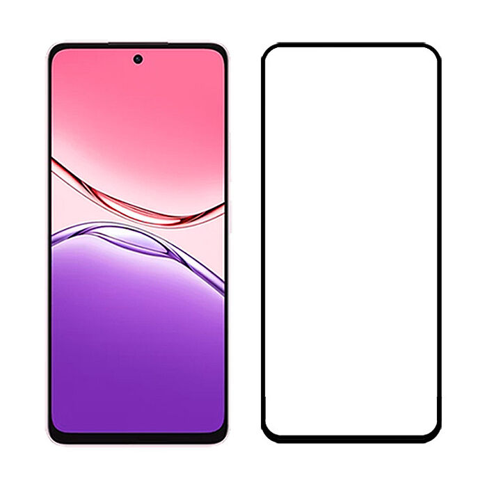 阿柴好物 OPPO A5 Pro 5G 滿版全膠玻璃貼-紳士黑