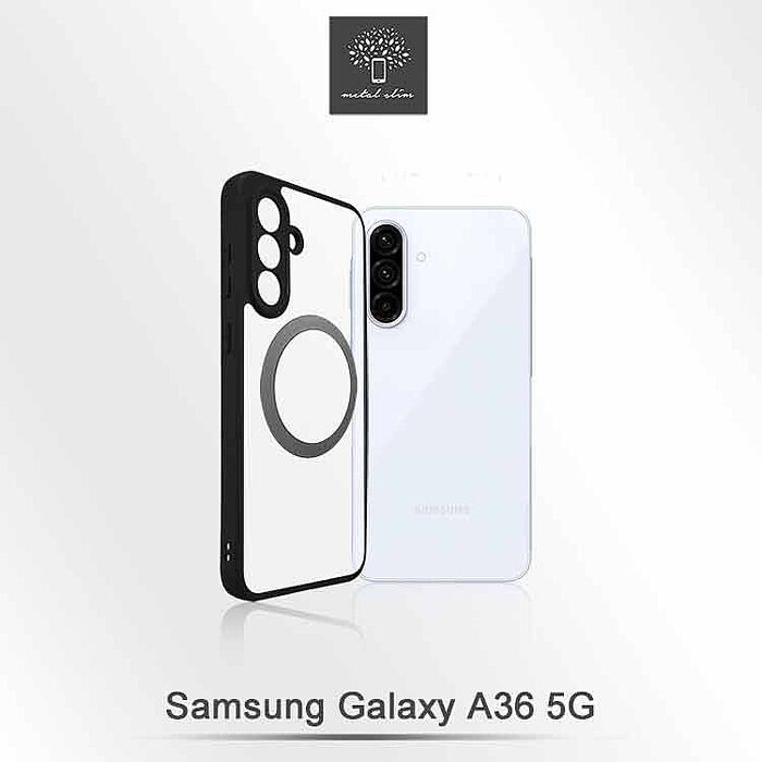 Metal-Slim Samsung Galaxy A36 5G TPU+壓克力 雙料膚感防摔磁吸保護殼
