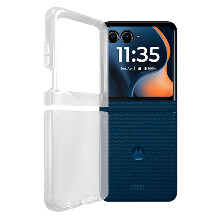 Metal-Slim Motorola Razr 60 高抗刮PC透明新型保護殼