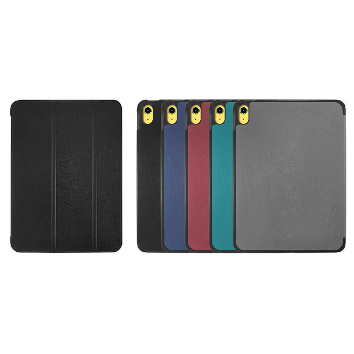 Metal-Slim Apple iPad 第11代 (A16) 11吋 2025 高仿小牛皮三折磁吸站立皮套
