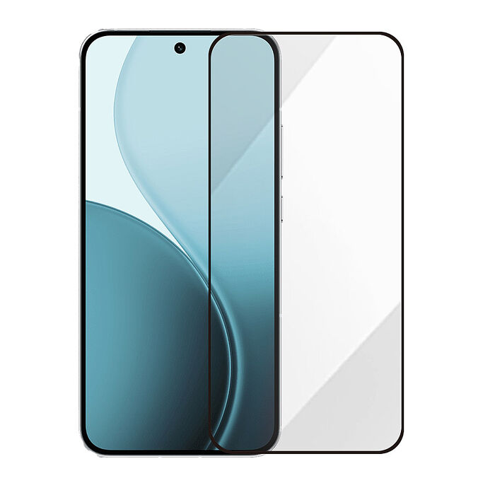 Metal-Slim OPPO Reno 14/14 Pro/14F 5G 全膠滿版9H鋼化玻璃貼-晶鑽黑