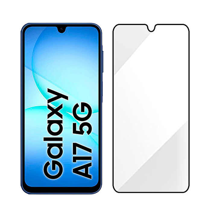 阿柴好物 Samsung Galaxy A系列 2026(A17/A27/A37/A57) 滿版全膠玻璃貼-紳士黑