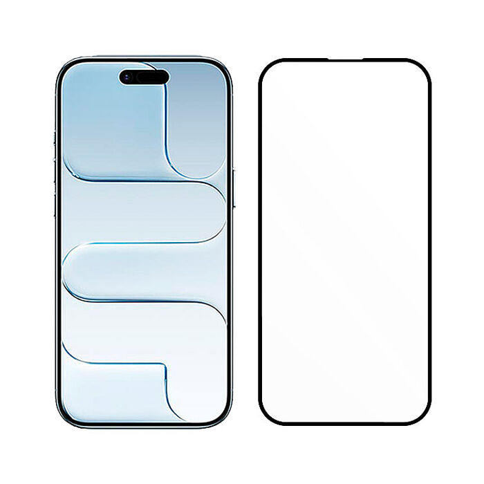 阿柴好物 Apple iPhone Air 3D全膠滿版玻璃貼-晶鑽黑