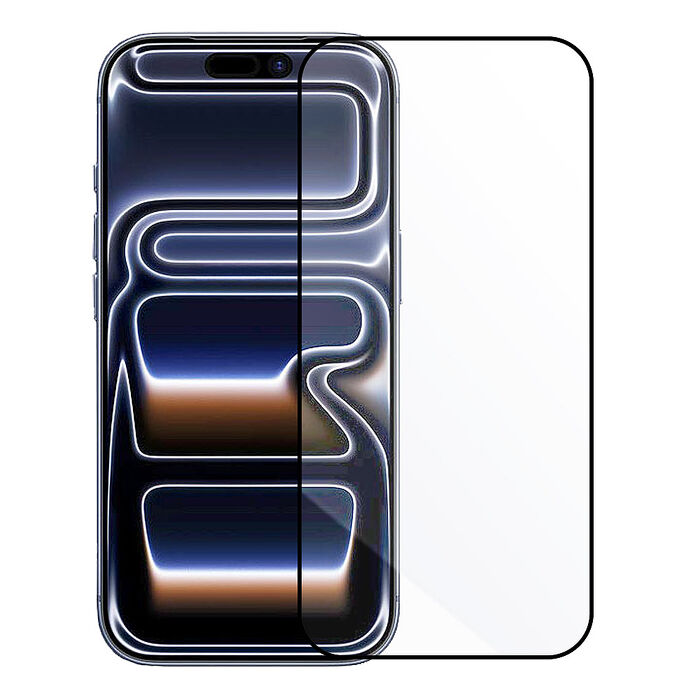 Metal-Slim Apple iPhone 17/17 Pro 0.3mm 3D全膠滿版9H鋼化玻璃貼-星夜黑