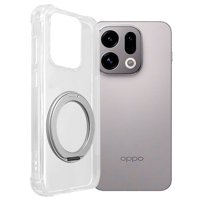 Metal-Slim OPPO Find X9/Find X9 Pro TPU+PC 雙料防摔磁吸支架保護殼