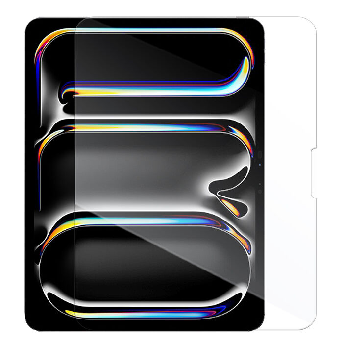Metal-Slim Apple iPad Pro (M5) 13吋 2025 9H弧邊耐磨防指紋鋼化玻璃保護貼