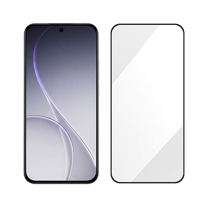 阿柴好物 OPPO Reno 15 5G系列(Reno 15/Reno 15 Pro/Reno 15 Pro Max/Reno 15F) 滿版全膠玻璃貼-紳士黑
