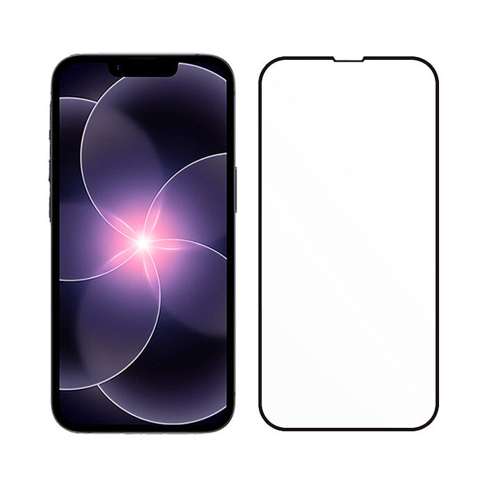 阿柴好物 Apple iPhone 17e 3D全膠滿版玻璃貼-晶鑽黑