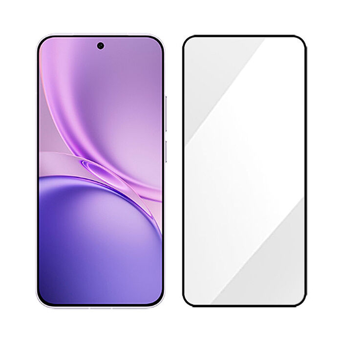 阿柴好物 Vivo X300 FE 5G 滿版全膠玻璃貼(支援指紋辨識)-紳士黑