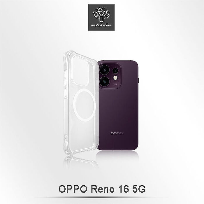 Metal-Slim OPPO Reno 16 5G 磁圈防摔手機殼