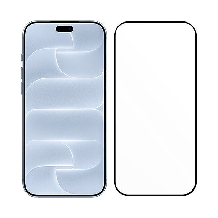 阿柴好物 Apple iPhone 18 Pro Max 3D全膠滿版玻璃貼-晶鑽黑