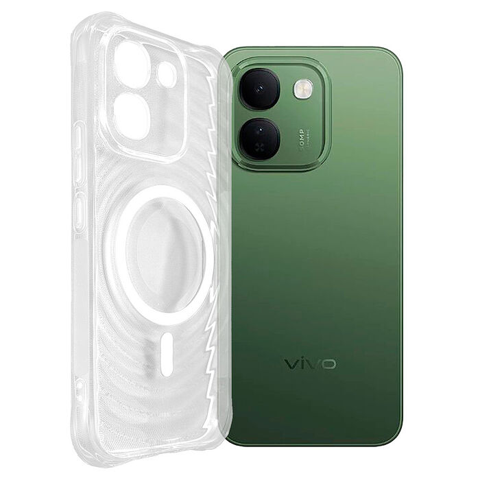 Metal-Slim Vivo V80 Lite 5G 精密挖孔 水波紋磁圈防摔手機殼