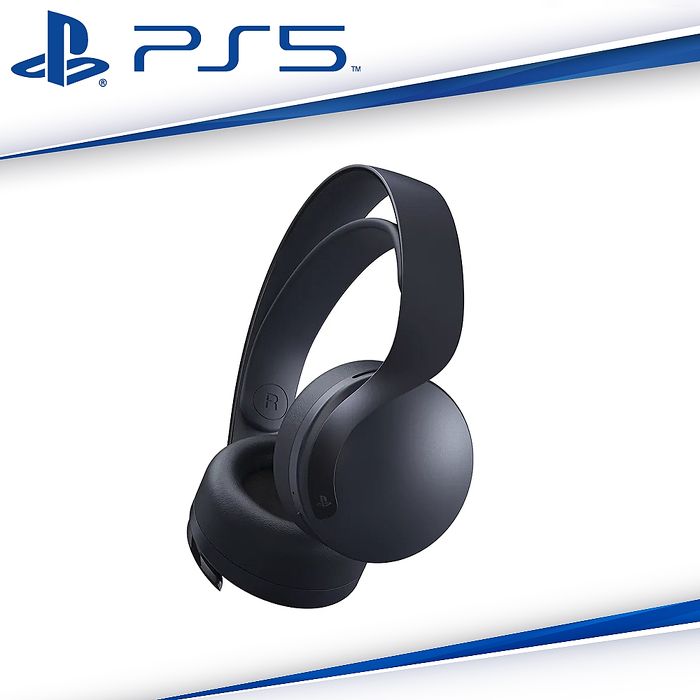 PS5原廠 PULSE Elite 無線耳機組 午夜黑 CFI-ZWH2G01 (含便攜包/充電掛鉤/適配器) AI雜訊抑制