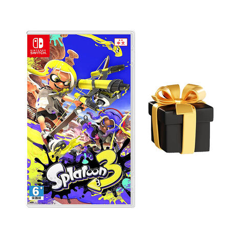 任天堂NS Switch 斯普拉遁3 (漆彈大作戰 Splatoon)-中日文版●贈隨機遊戲特典