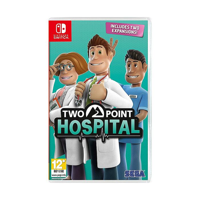 任天堂 NS Switch雙點醫院 (Two Point Hospital Jumbo Edition)-中文版●贈隨機特典