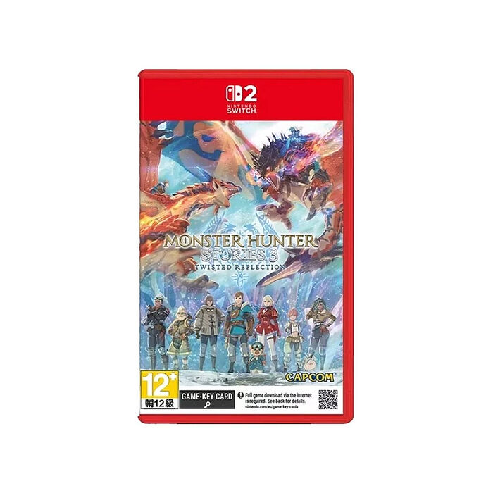 任天堂 NS2 Switch魔物獵人物語3：命運雙龍-中文版(鑰匙卡)●DLC+贈造型徽章