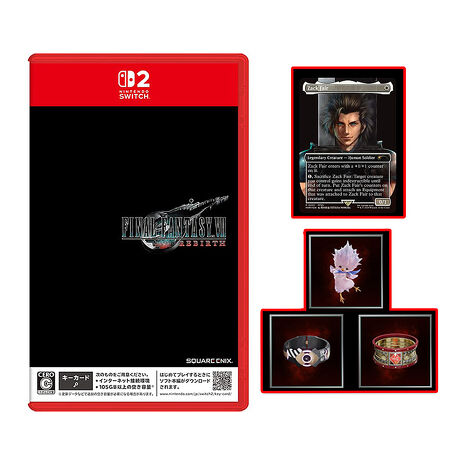 任天堂 NS2 Switch 2 太空戰士 Final Fantasy VII 重生 –中文版(鑰匙卡)●DLC+魔法風雲會卡(內封)