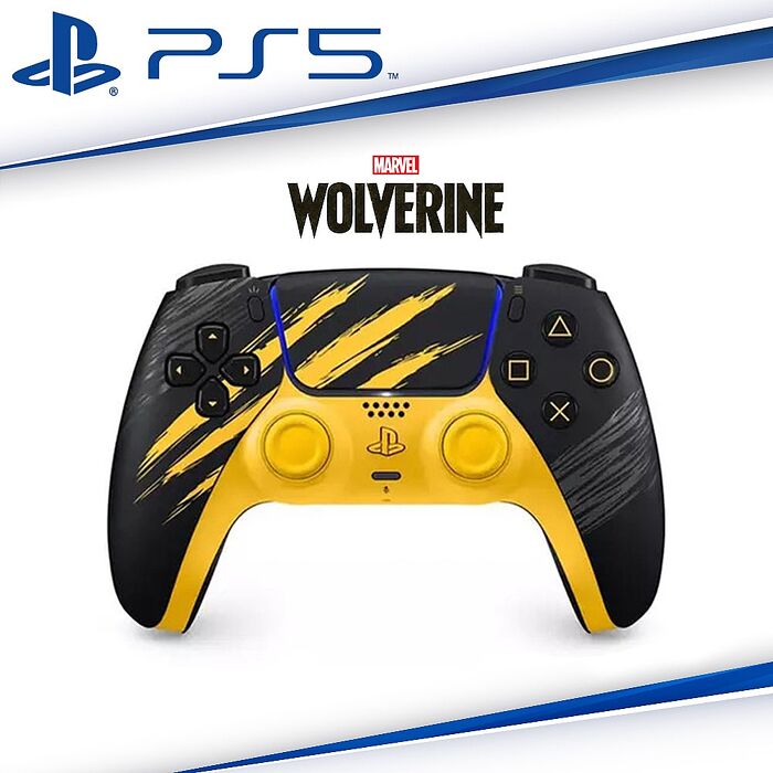 【預購9/15上市】SONY PS5原廠 DualSense 無線控制器《漫威金鋼狼》戰鬥黃限量版 CFI-ZCT2GZ
