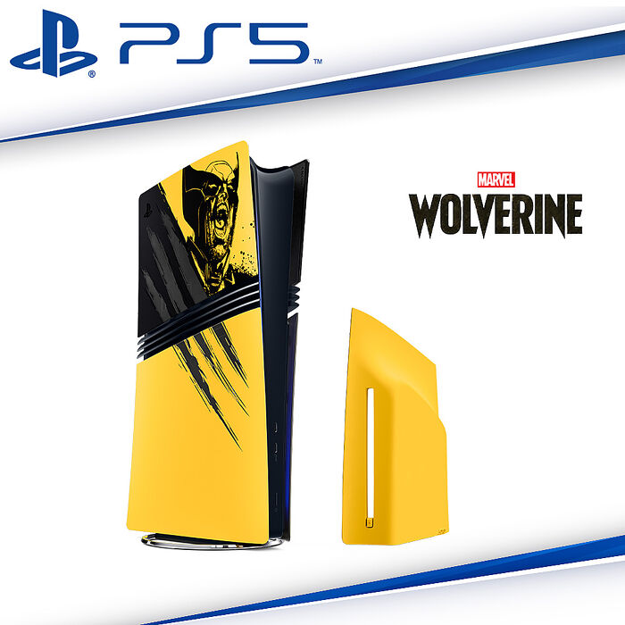 【預購9/15上市】SONY PS5 PlayStation5 Pro主機護蓋 漫威金鋼狼 戰鬥黃色限量版 CFI-ZCS3GZJ