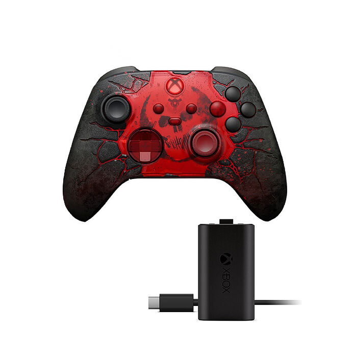 【預購9/30上市】XBOX 無線控制器《戰爭機器E-Day》限量版(相容 Xbox Series XS/Windows 10/11/Android/iOS)+原廠同步充電套件
