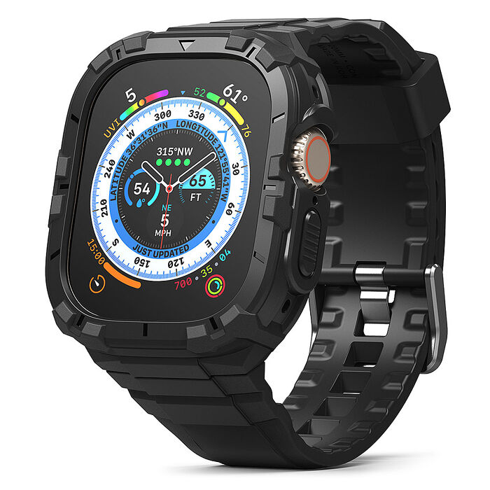 Rearth Ringke Apple Watch Ultra 抗震保護殼與錶帶組