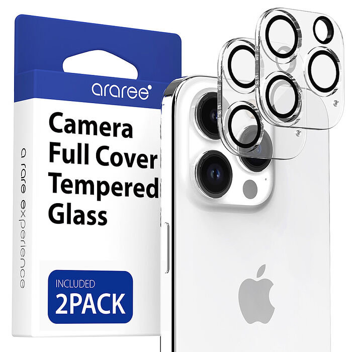 Araree Apple iPhone 15 系列 鏡頭保護貼(2片裝)(透明)
