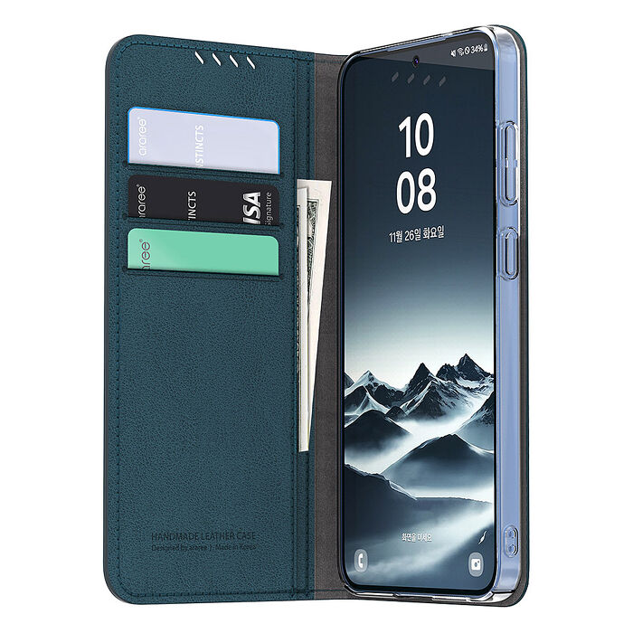 Araree 三星 Galaxy S25 系列 手工掀蓋式保護皮套