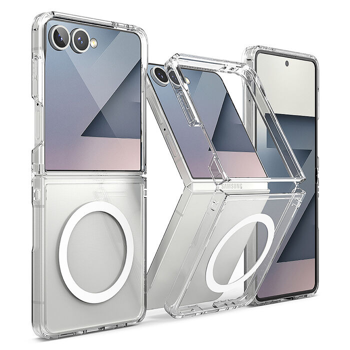 Rearth 三星 Galaxy Z Flip 7 (Ringke Magnetic) 磁吸保護殼(透明)