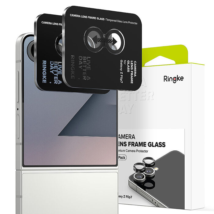 Rearth Ringke 三星 Galaxy Z Flip 7 鏡頭保護貼(2片裝)