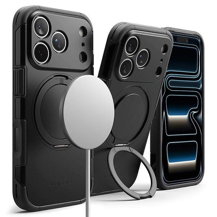 Rearth Apple iPhone 17 Pro (Ringke Alles) 磁吸立架保護殼
