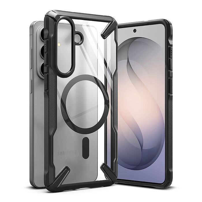 Rearth 三星 Galaxy S26 系列 (Ringke FXM) 磁吸式保護殼(黑)