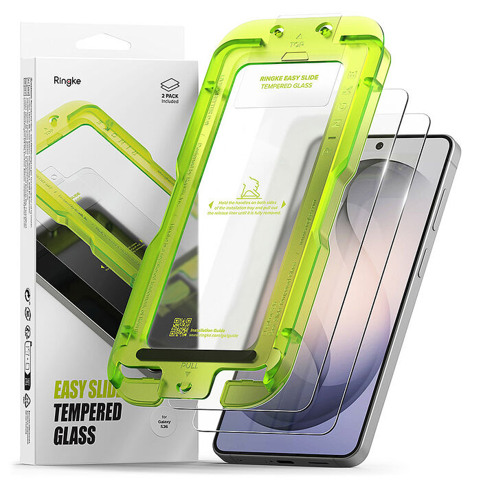 Rearth Ringke 三星 Galaxy S26 系列 零失敗玻璃保護貼(2片裝)