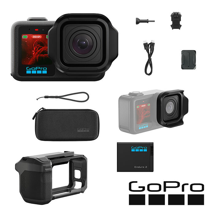 GoProMISSION 1 PRO 全方位運動攝影機街拍套組 公司貨