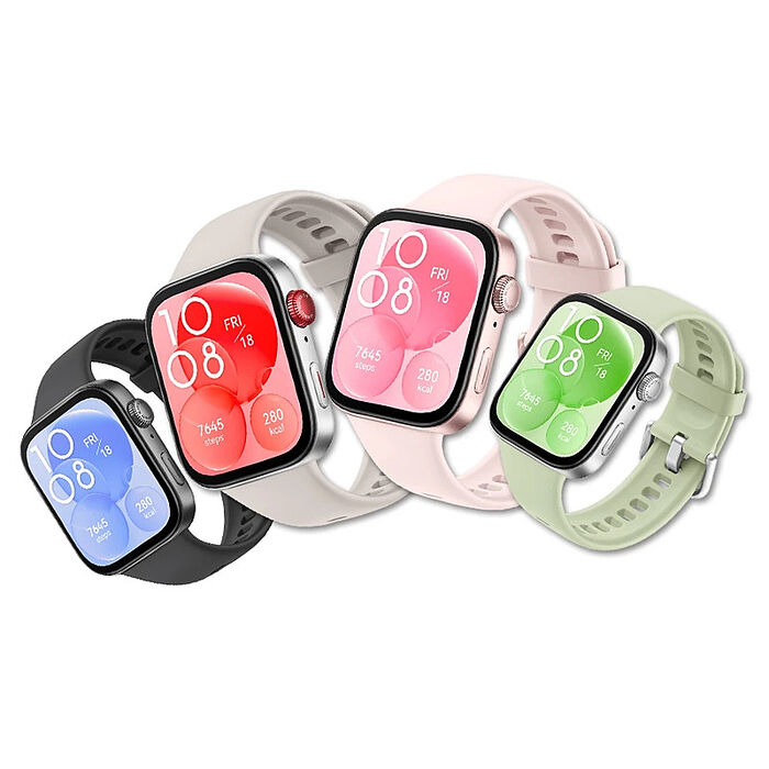 HUAWEI 華為 Watch Fit3 1.82吋智慧手錶 氟橡膠錶帶款
