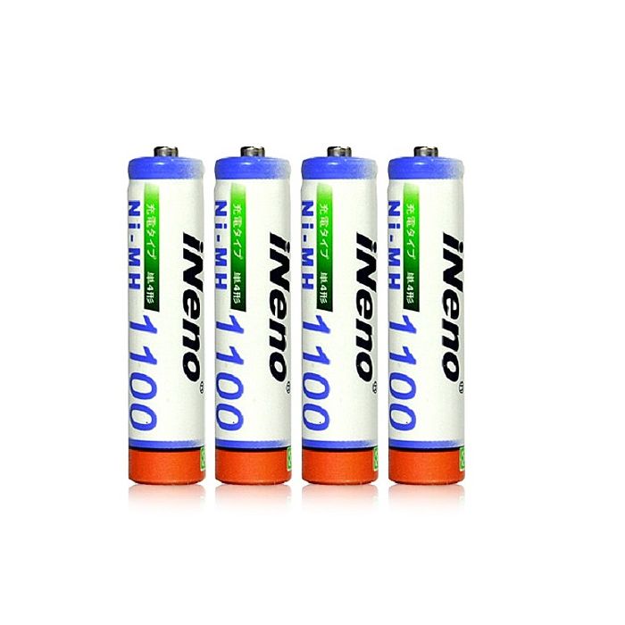 【限時85折】iNeno  高容量4號鎳氫充電電池(4入)【買就送結緣冰涼巾】