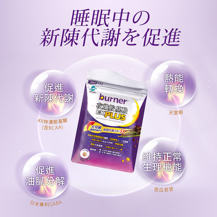 船井 burner倍熱 夜孅胺基酸EX PLUS 40顆/盒X2