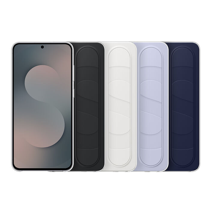 Samsung 三星 Galaxy S25 FE 原廠立架式矽膠保護殼 - 附指環帶 (EF-GS731)