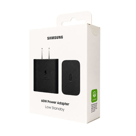 Samsung 三星 原廠 60W 超快充旅充頭 Type C - 黑色 (EP-T6010)
