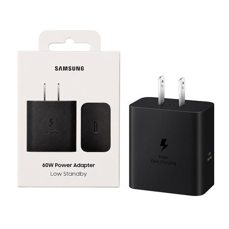 Samsung 三星 原廠 60W 超快充旅充頭 Type C - 黑色 (EP-T6010)