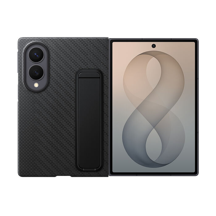 Samsung 三星 Galaxy Z Fold8 Ultra / Z Fold8 原廠碳纖維支架保護殼 - 附保貼