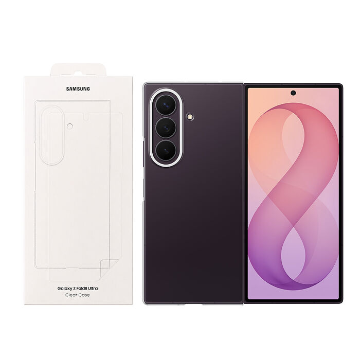 Samsung 三星 Galaxy Z Fold8 Ultra / Z Fold8 原廠透明保護殼 - 附保貼
