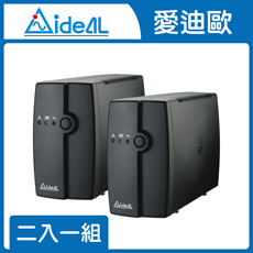 IDEAL 愛迪歐 在線互動式UPS IDEAL-5706C (600VA)-兩入組