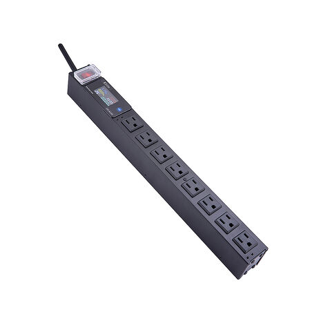 愛迪歐IDEAL PDU電源分配器 8埠20A LCD電錶 PDU-741M-8N-300