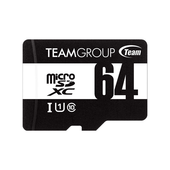 Team 十銓 64GB microSDHC UHS-I U1 C10記憶卡 100MB/s(含轉卡)