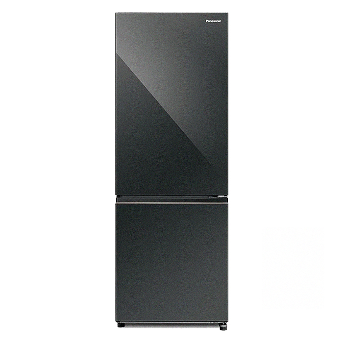 Panasonic 國際牌 300公升一級能效玻璃門雙門變頻冰箱-鏡面鑽石黑(NR-B301VG-X1)