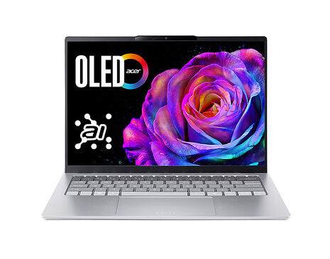 ACER 宏碁 Swift GO SFG14-74-700R 銀 (CU7-255H/32G/1TB/14吋 2.8K OLED AI)效能輕薄筆電